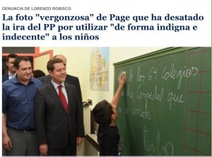 page pizarra